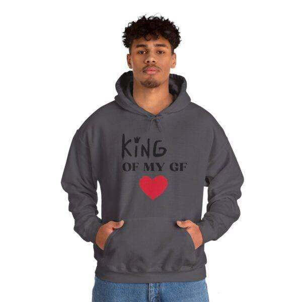 Men's 'King Heart' Hooded Sweatshirt - Image 51
