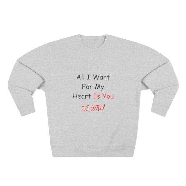 New All I Want Couple Sweatshirt - Image 8