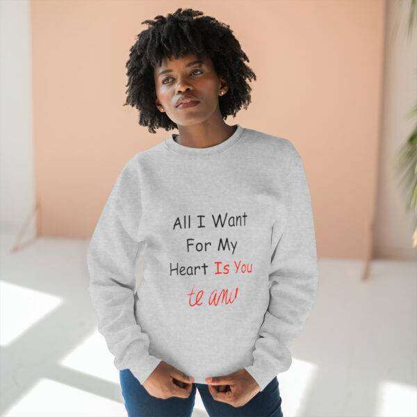 New All I Want Couple Sweatshirt - Image 12