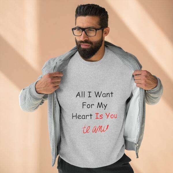 New All I Want Couple Sweatshirt - Image 7