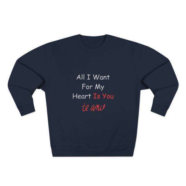 New All I Want Couple Sweatshirt - Image 32