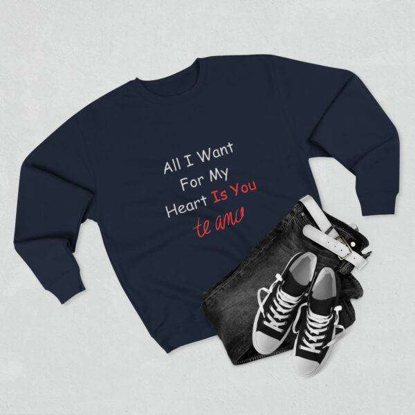 New All I Want Couple Sweatshirt - Image 34