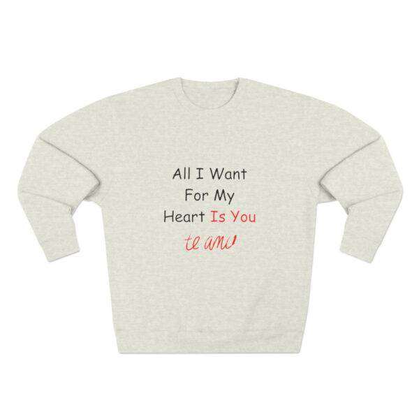 New All I Want Couple Sweatshirt - Image 2