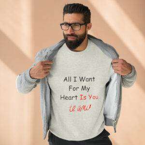 New All I Want Couple Sweatshirt