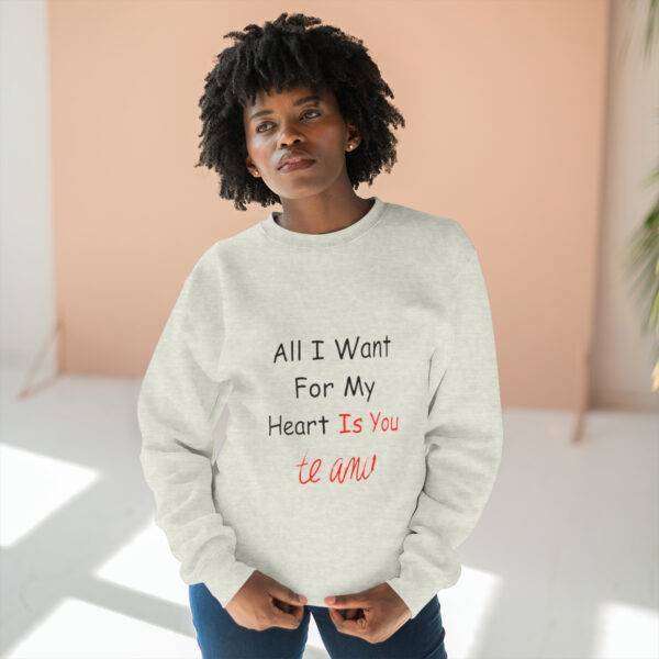New All I Want Couple Sweatshirt - Image 6