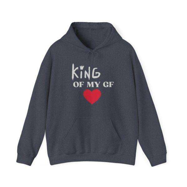 Men's 'King Heart' Hooded Sweatshirt - Image 66