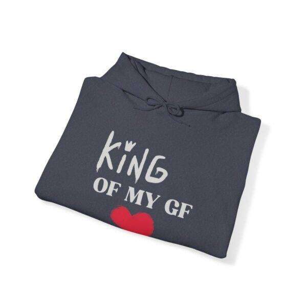 Men's 'King Heart' Hooded Sweatshirt - Image 68