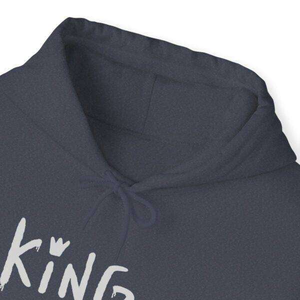 Men's 'King Heart' Hooded Sweatshirt - Image 69