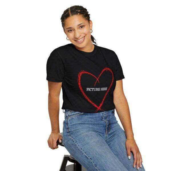 New Unisex Personalization Heart T-shirt - Image 9