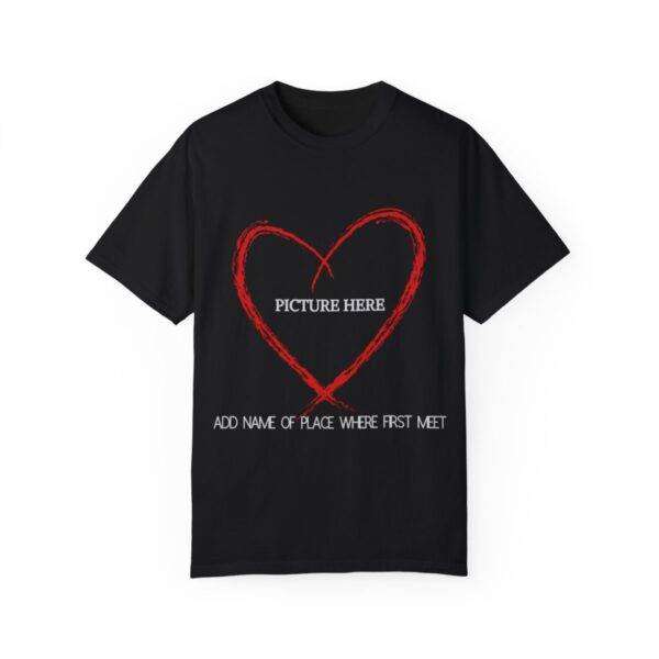 New Unisex Personalization Heart T-shirt - Image 2