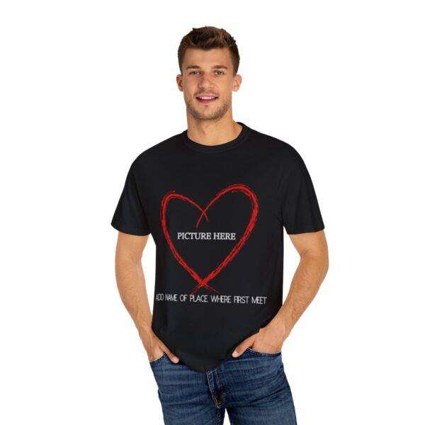 New Unisex Personalization Heart T-shirt - Image 5
