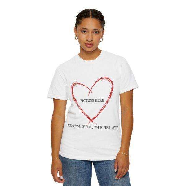 New Unisex Personalization Heart T-shirt - Image 18