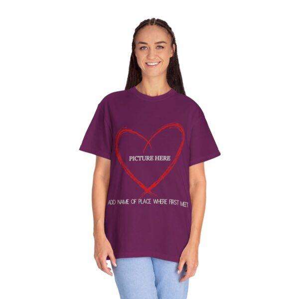 New Unisex Personalization Heart T-shirt - Image 38
