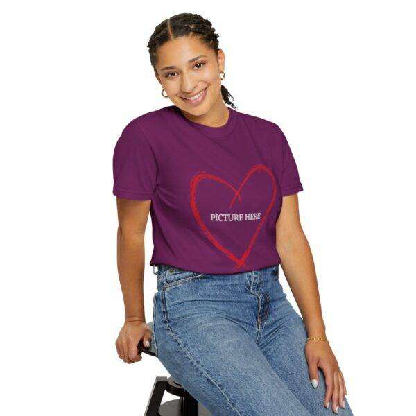 New Unisex Personalization Heart T-shirt - Image 45