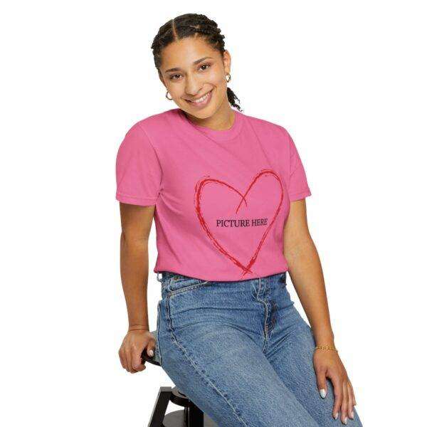New Unisex Personalization Heart T-shirt - Image 37