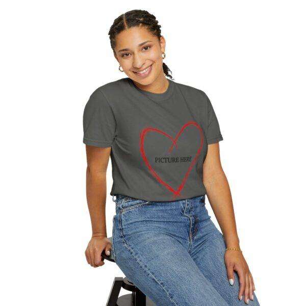 New Unisex Personalization Heart T-shirt - Image 29