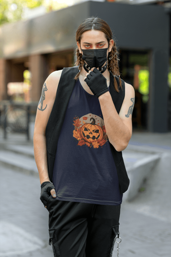 Unisex Pumpkin Tank - Image 17