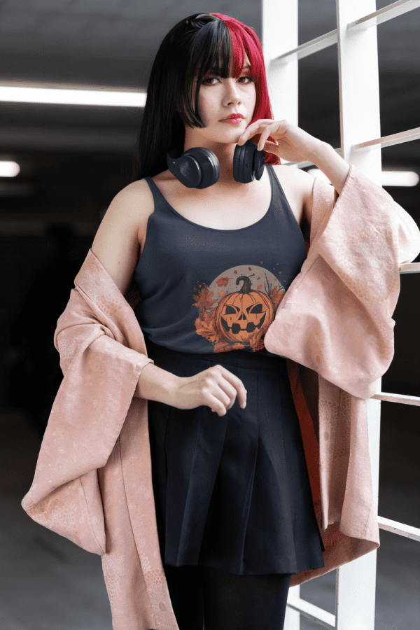Unisex Pumpkin Tank - Image 18