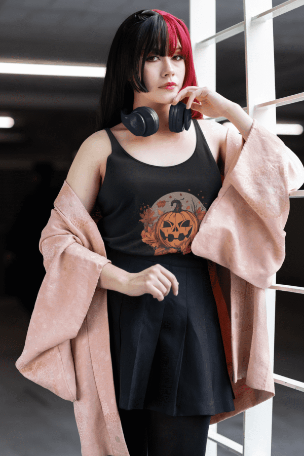 Unisex Pumpkin Tank - Image 10