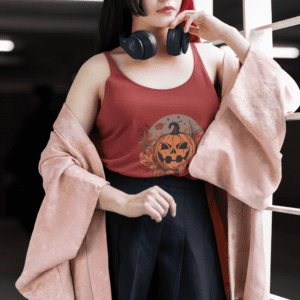 Unisex Pumpkin Tank
