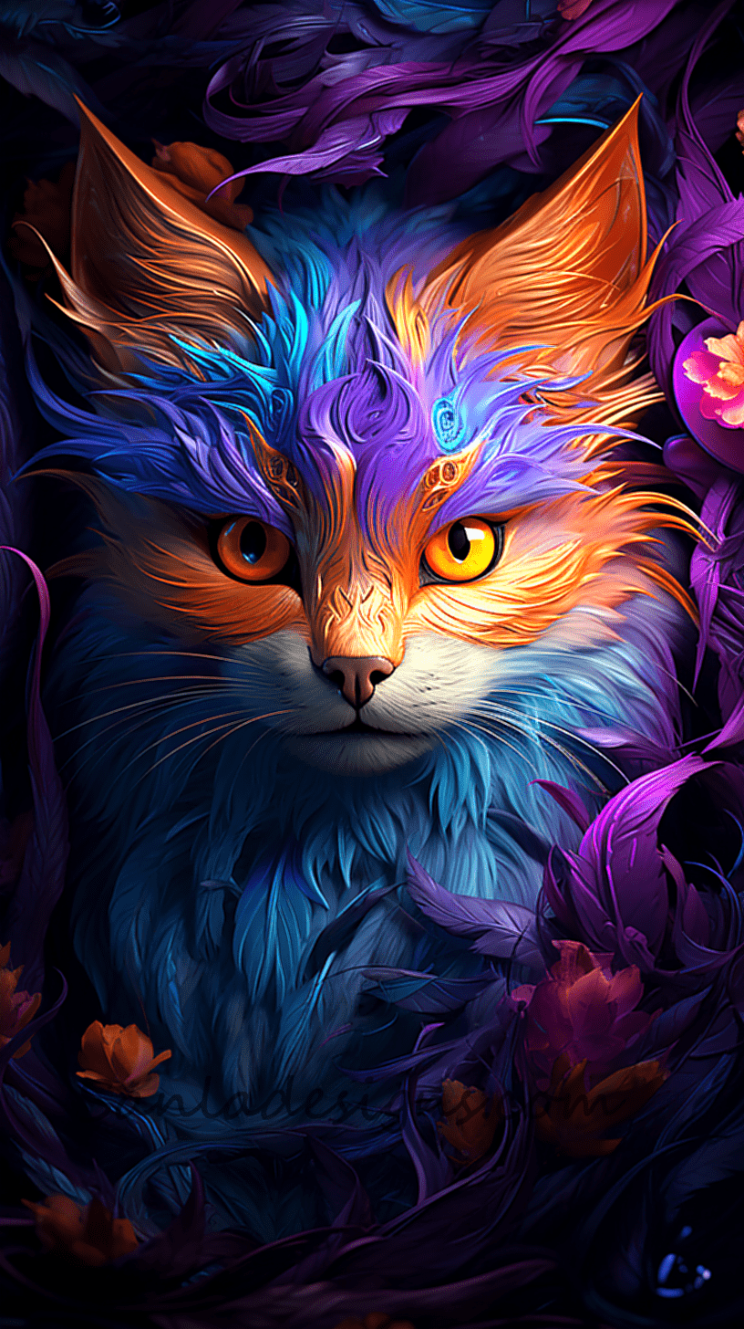Colourful Cat Wallpapers - Image 13