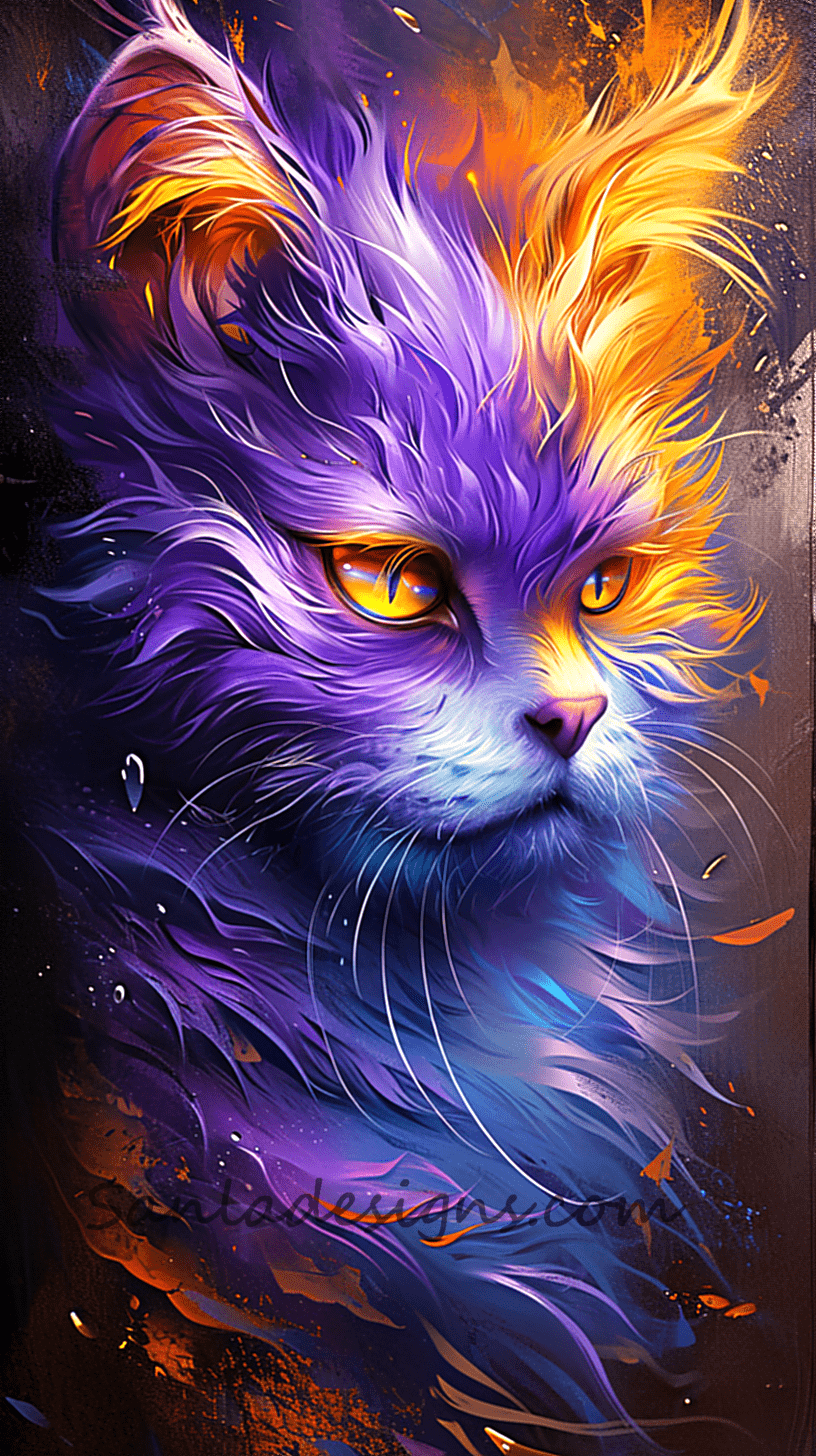 Colourful Cat Wallpapers - Image 14