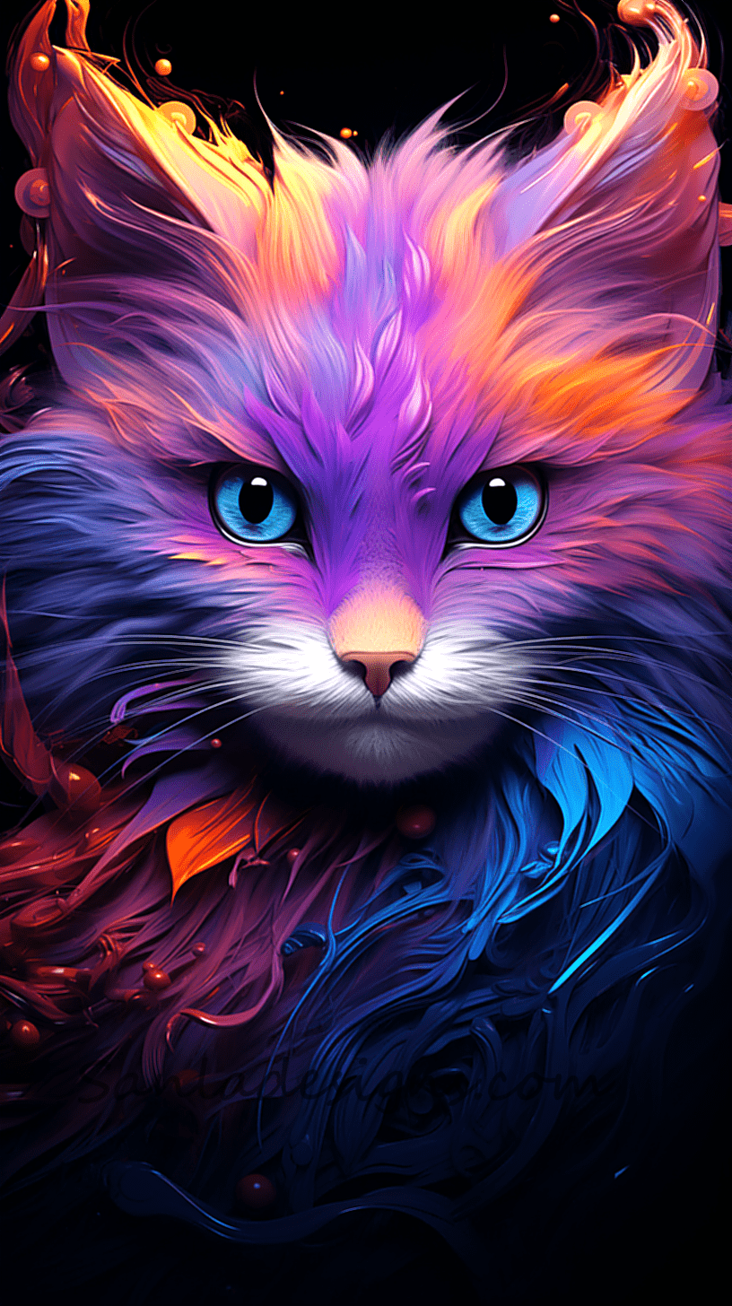 Colourful Cat Wallpapers - Image 17