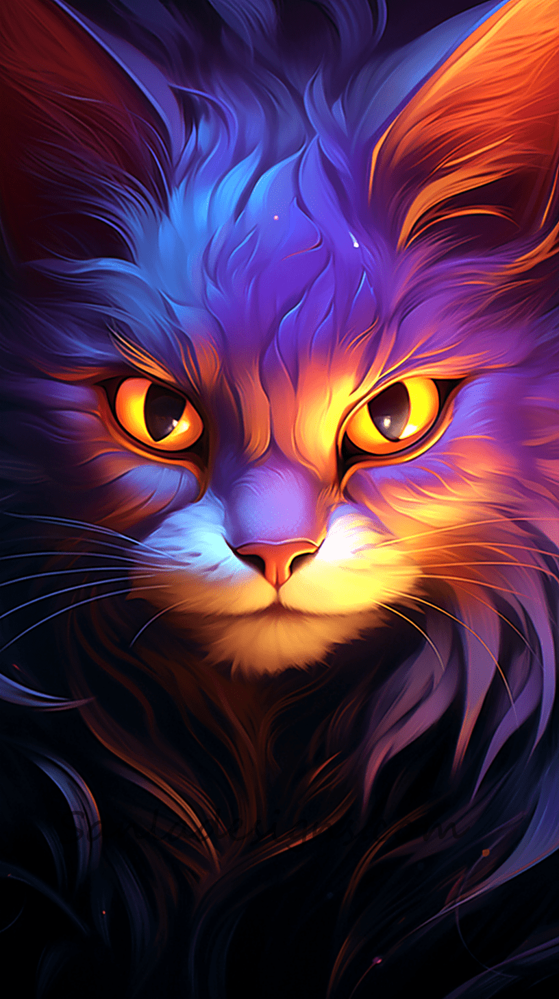 Colourful Cat Wallpapers - Image 16