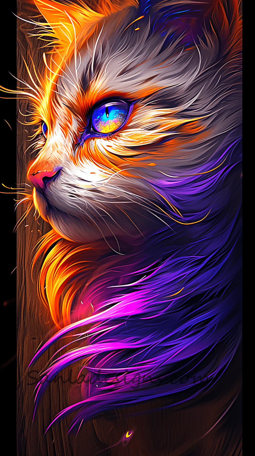 Colourful Cat Wallpapers - Image 11