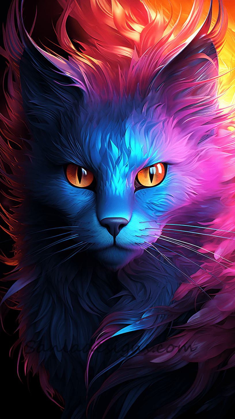 Colourful Cat Wallpapers - Image 7