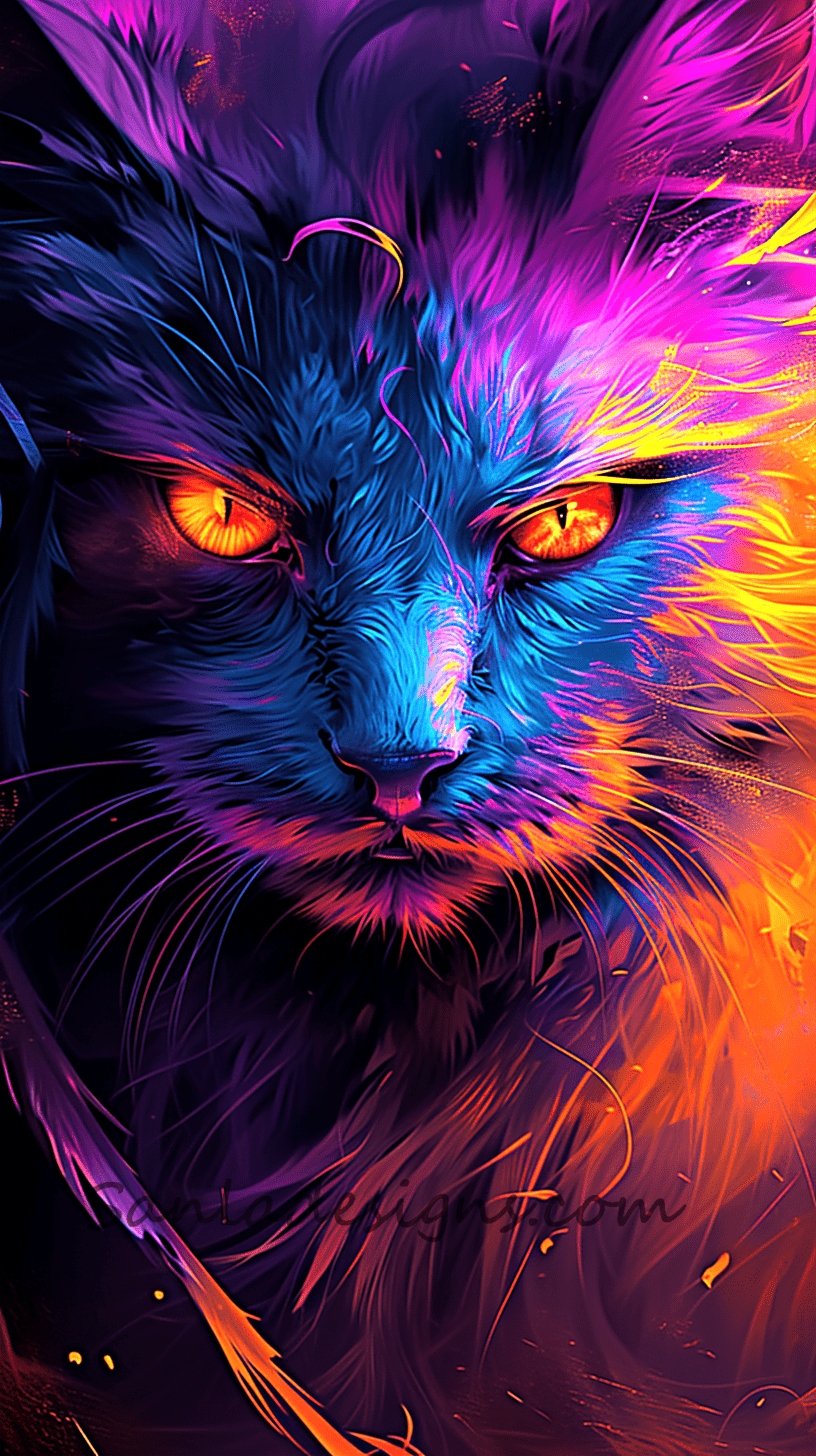 Colourful Cat Wallpapers - Image 6