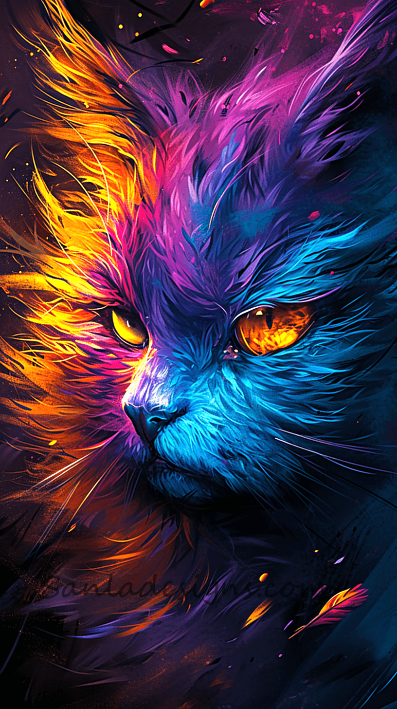 Colourful Cat Wallpapers - Image 4