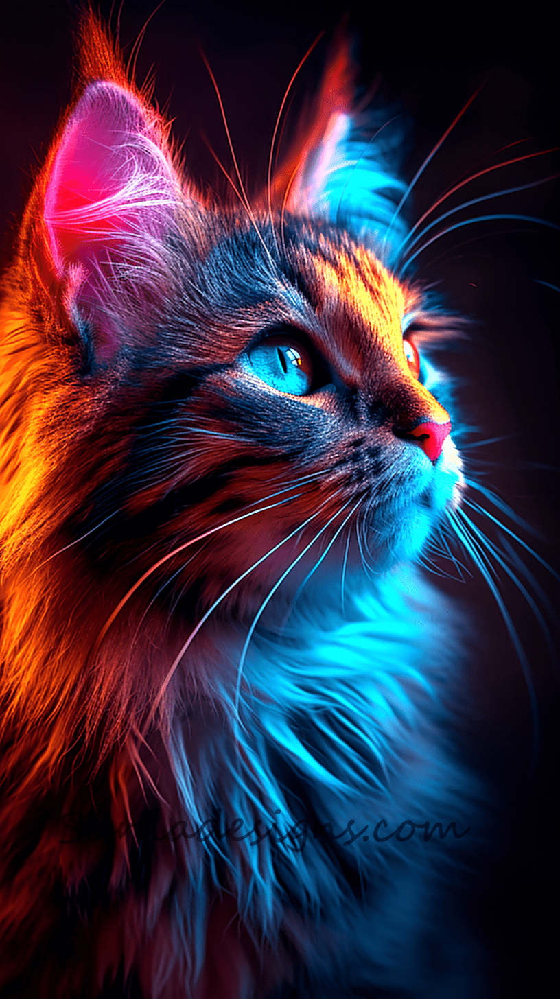 Colourful Cat Wallpapers - Image 2