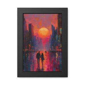 Sunset Walk Matte Canvas