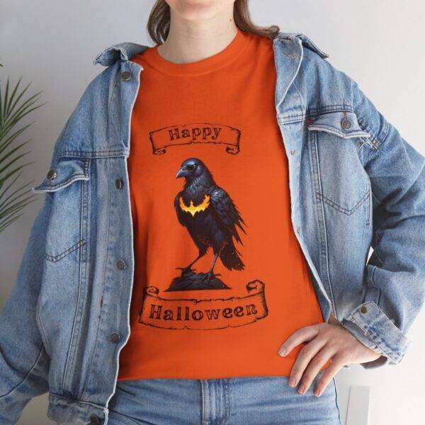 Crow Halloween T Shirt - Image 5