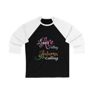 Autumn Unisex 3/4 Sleeve Baseball Tee