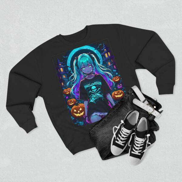 Blue Hair Girl Sweatshirt - Image 4