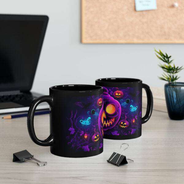 Colorful Halloween Neon Style Mug
