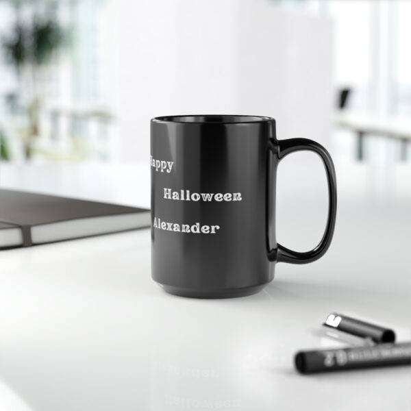 New Name Personalization Halloween Mug - Image 9