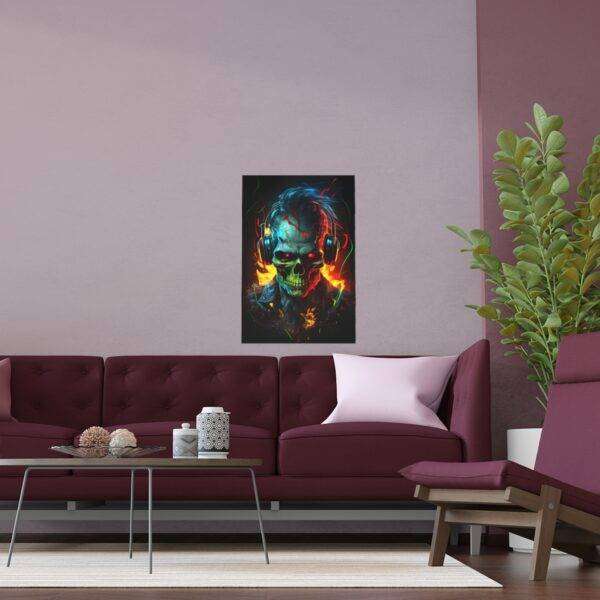 New Colourful Skull Poster - Image 27