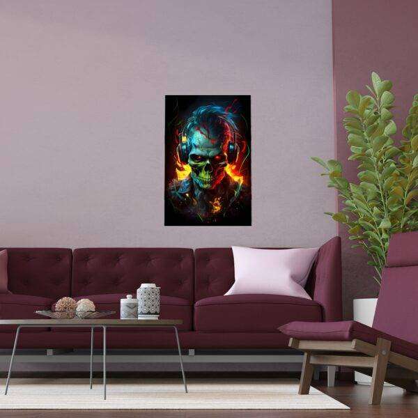 New Colourful Skull Poster - Image 30