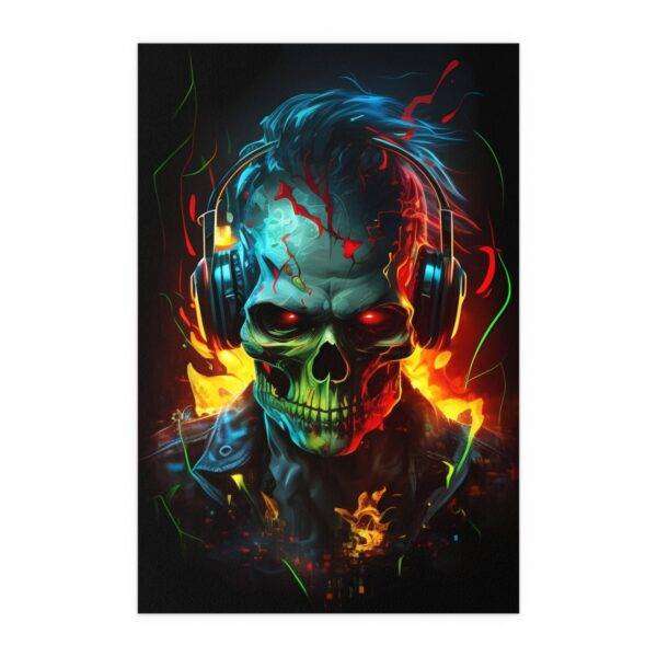 New Colourful Skull Poster - Image 28