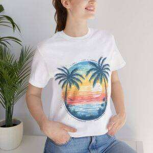 New Women's Sunset Beach T-Shirt
