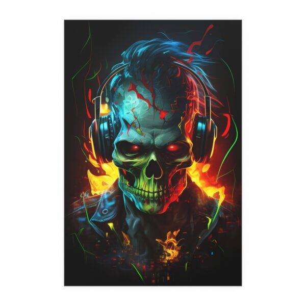 New Colourful Skull Poster - Image 7