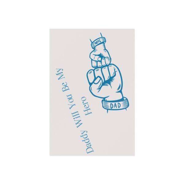 Awesome Daddy Hero Postcards - Image 2