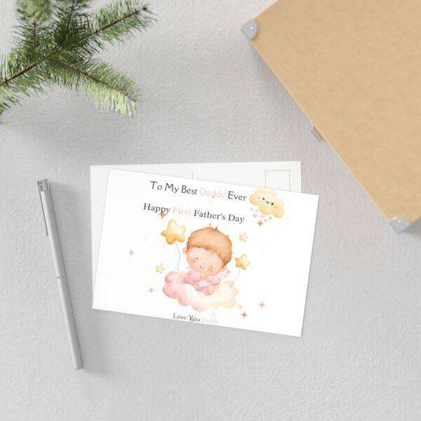 Awesome Personalized Daddy's First Postcards