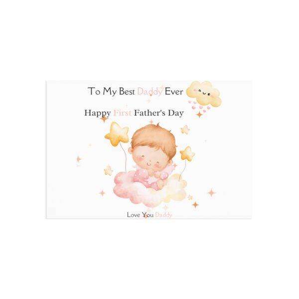 Awesome Personalized Daddy's First Postcards - Image 2
