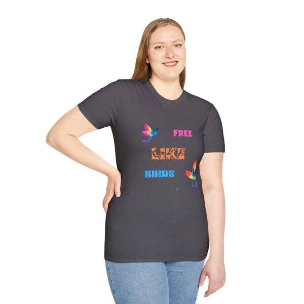 Colourful Free Bird T-shirt - Image 46
