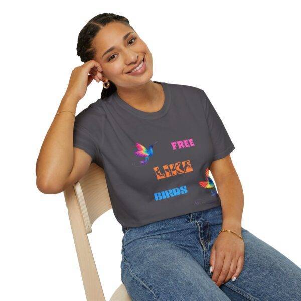 Colourful Free Bird T-shirt - Image 41
