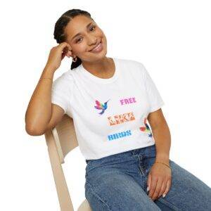 Colourful Free Bird T-shirt